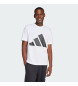 adidas Essentieel T-shirt met groot logo wit