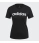 Camiseta Loungewear Essentials Slim Logo negro
