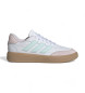 adidas Courtblock leren sneakers wit