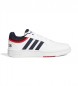 adidas Turnschuhe Hoops 3.0 Low Classic Vintage weiß