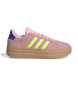 adidas Vl Court Bold Leather Sneakers Pink