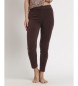 Admas Brown Corduroy Long Stretch Trousers