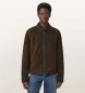 ALL SAINTS Rhone Brown Leather Jacket