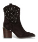 Alma en pena Braune Texas Lederstiefel