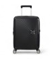 American Tourister Valigia da cabina rigida nera Soundbox