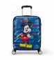 American Tourister Wavebreaker Disney blue hard sided cabin suitcase