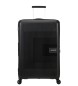 American Tourister Mala rígida expansível grande Aerostep até 109 L preto