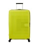 American Tourister Aerostep stor ekspanderbar hård kuffert med kapacitet op til 109 L grøn