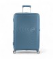 American Tourister Großer Soundbox-Koffer blau