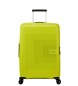 American Tourister Aerostep mellemstor ekspanderbar hård kuffert med kapacitet op til 72,5 L grøn