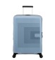 American Tourister Valigia media rigida Aerostep espandibile con capacità fino a 72,5 L blu