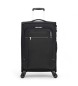 American Tourister Crosstrack Spinner medium soft suitcase black