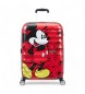American Tourister Wavebreaker Disney Medium Hard Suitcase Rouge