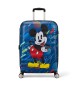 American Tourister Wavebreaker Disney medium hård kuffert blå