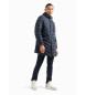 Armani Exchange Navy quilted coat