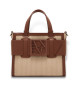 Armani Exchange Sac  main marron