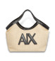 Armani Exchange Borsa della spesa beige