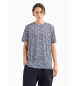 Armani Exchange Maglia blu dell'Asv