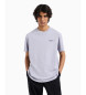 Armani Exchange T-shirt en maille à coupe régulière, lilas