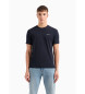 Armani Exchange Camiseta de punto regular fit marino