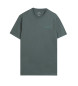 Armani Exchange Grön stickad T-shirt med normal passform