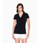 Armani Exchange T-shirt de corte justo preta