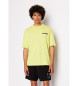 Armani Exchange Gelbe lässig geschnittene T-Shirts