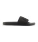 Armani Exchange Chanclas Knit+ logo negro