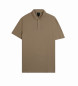 Armani Exchange Greenish brown casual polo shirt