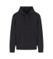 Armani Exchange Felpa in cotone nero