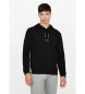 Armani Exchange Sweatshirt med logotyp svart
