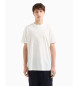 Armani Exchange Camiseta cuello redondo blanco