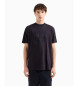 Armani Exchange Camiseta cuello redondo marino