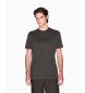Armani Exchange Camiseta cuello redondo negro