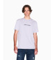 Armani Exchange Kortrmet T-shirt hvid
