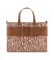 Armani Exchange Brown Tote Bag