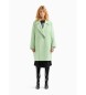 Armani Exchange Caban green coat