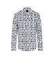 Armani Exchange Bedrukt overhemd wit