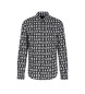 Armani Exchange Skjorta med tryck svart