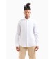 Armani Exchange Camisa Raso blanco