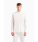 Armani Exchange Camisa Ls blanco
