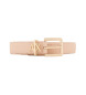 Armani Exchange Pink leather belt