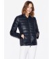 Armani Exchange Quilted jacket with navy zip fastening