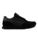 Armani Exchange Leather Mesh Sneakers black