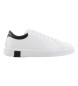 Armani Exchange Action læder sneakers hvid