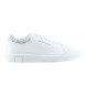 Armani Exchange Leather Sneakers Ton white