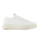 Armani Exchange Baskets enduites de blanc