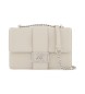 Armani Exchange Logo Metal taupe bag