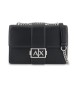 Armani Exchange Logo Metal Bag black