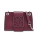 Armani Exchange Forma burgundy bag